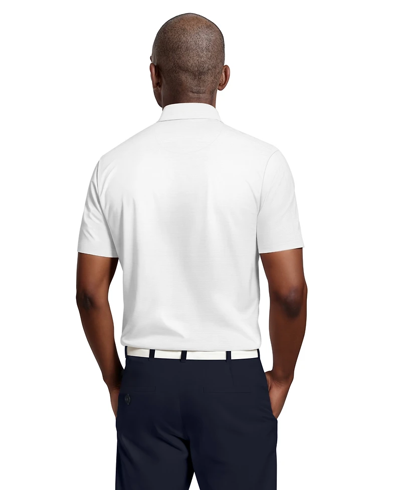 Pga Tour Men's Solid Cooling Texture Polo Shirt