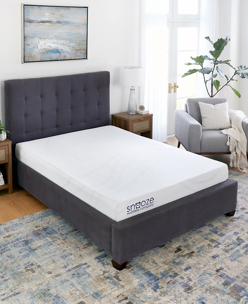 Snooze Triple Layer Gel Memory Foam 8" Plush Mattress, Queen