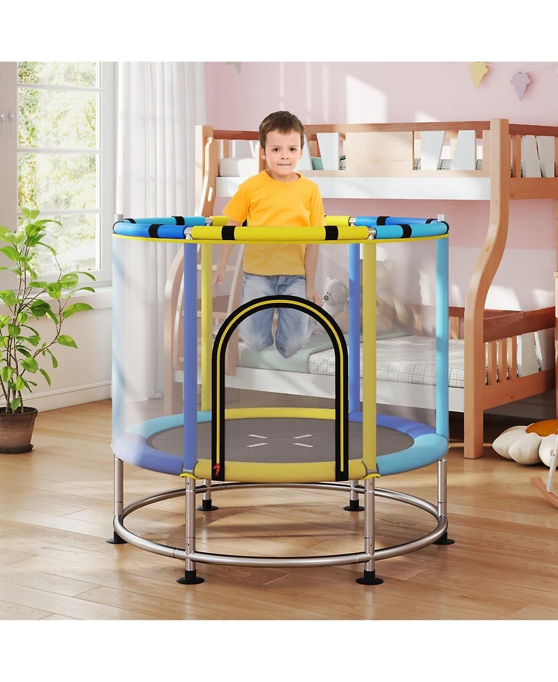 Mecale- 55" Kids Trampoline Gift for 3-6 Years Old Boys and Girls