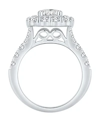 Macy's Diamond Halo Engagement Ring (2-1/2 ct. t.w.) in 14K White Gold