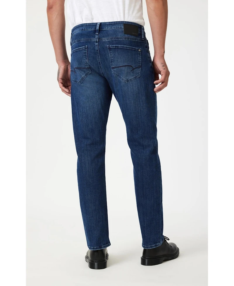 Mavi Jeans Men's Zach Straight Leg Dark Brushed Nashville