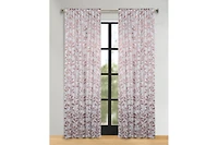 Superior Leaves Modern Bohemian Back Tab Blackout Curtain Set