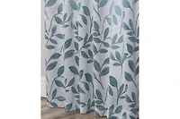 Superior Leaves Modern Bohemian Back Tab Blackout Curtain Set