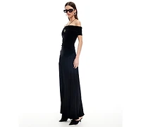 Lioness Women's Field of Dreams Off-The-Shoulder Maxi Dress