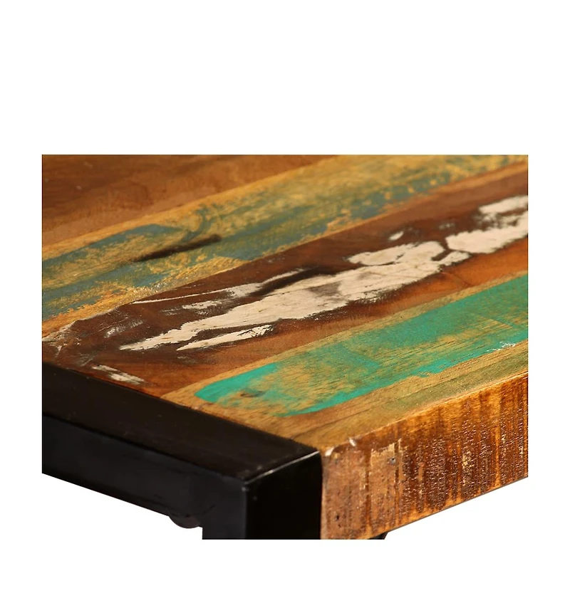 vidaXL Dining Table Solid Reclaimed Wood 47.2"