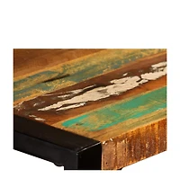 vidaXL Dining Table Solid Reclaimed Wood 47.2"