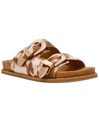 Dv Dolce Vita Women's Percy Double Buckle Footbed Sandals