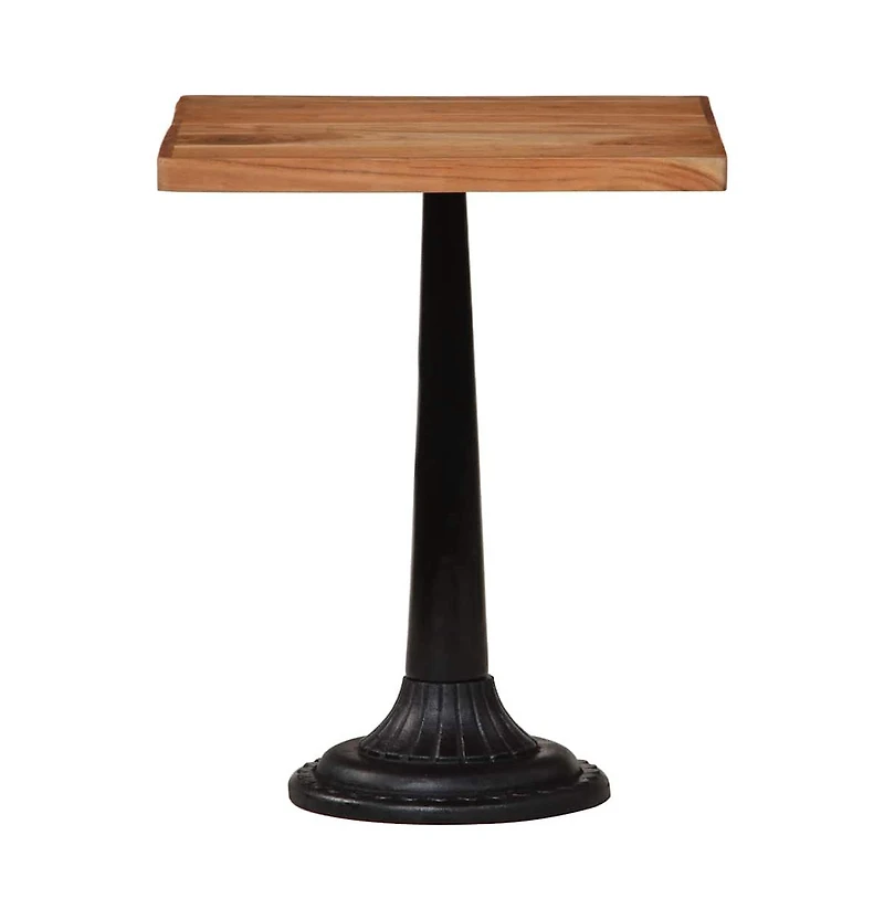vidaXL Bistro Table 23.6"x23.6"x29.9" Solid Acacia Wood