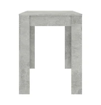 vidaXL Dining Table Concrete Gray 47.2"x23.6"x29.9" Engineered Wood