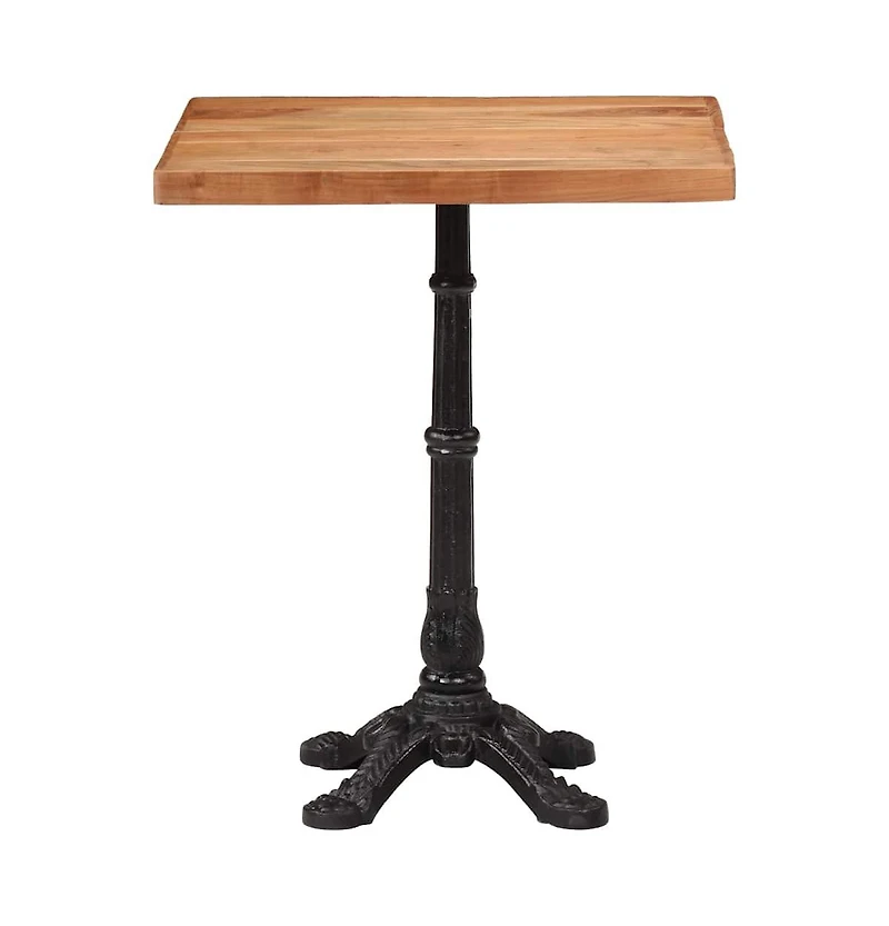 vidaXL Bistro Table 23.6"x23.6"x29.9" Solid Acacia Wood