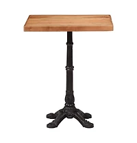 vidaXL Bistro Table 23.6"x23.6"x29.9" Solid Acacia Wood