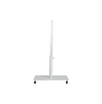 Meridian Furniture Amalfi Navy With Cream Piping / Matte Metal Patio Umbrella with Base Sets