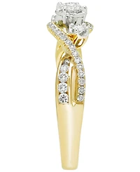 Macy's Diamond 3-Stone Ring (5/8 ct. t.w.) in 14K Yellow Gold