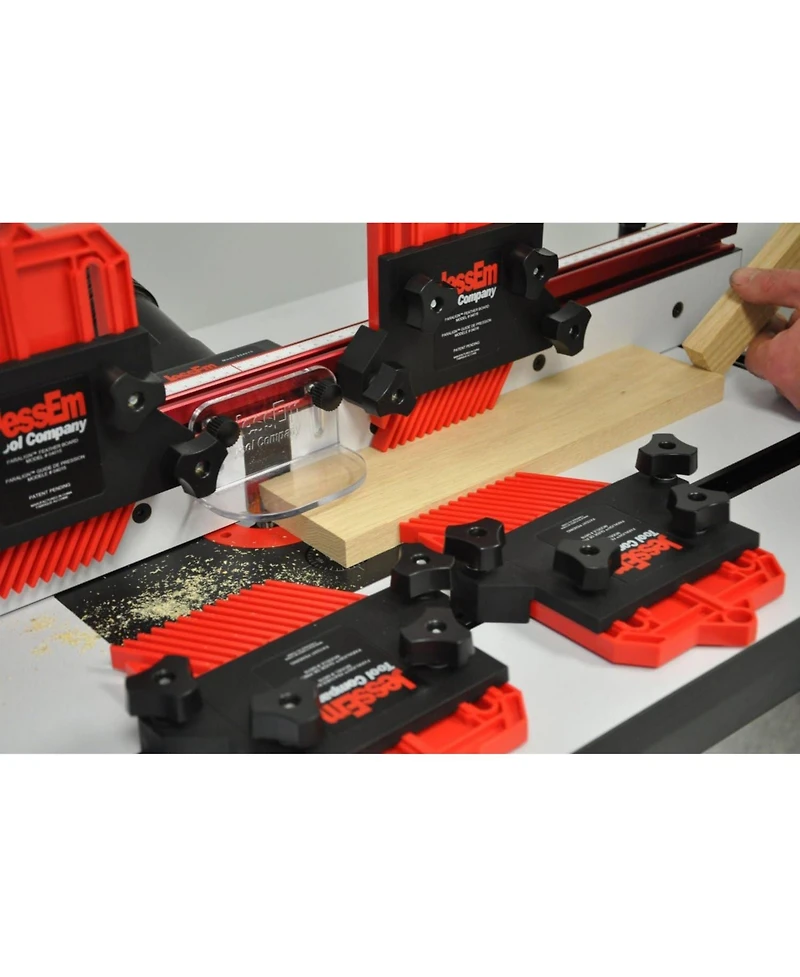 JessEm 04016 Paralign Double Feather Board, Woodworking Safety Tool for Table Saw, Router Table & Band Saw