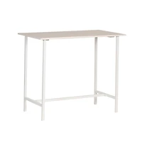 Porter Designs Yuki Solid Wood Counter Table, White