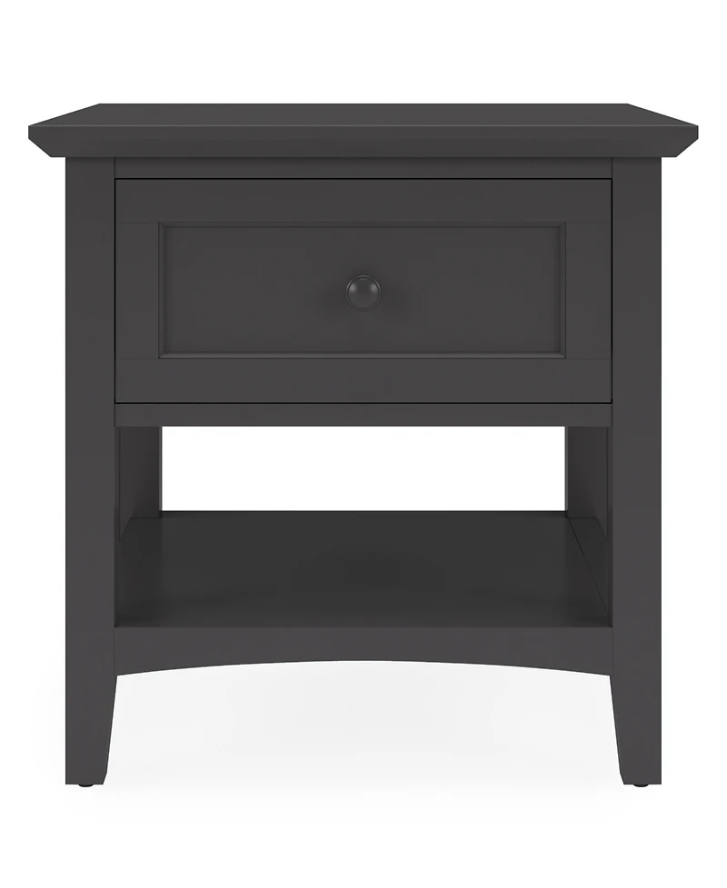 Furniture 24" Solid Wood Hedworth Square End Table
