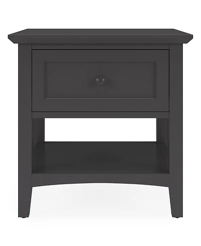 Furniture 24" Solid Wood Hedworth Square End Table