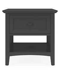 Furniture 24" Solid Wood Hedworth Square End Table