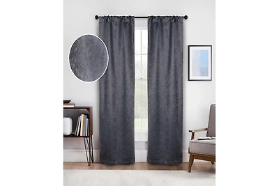 Superior Senna Textured Blackout Curtain Set of 2 Panels