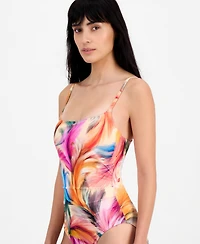 La Blanca Women's Scoop Neck One-Piece Swimsuit
