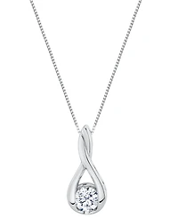 Sirena Lab Grown Diamond Pendant Necklace (1-1/2 ct. t.w.) 14K White Gold (also Yellow Gold)