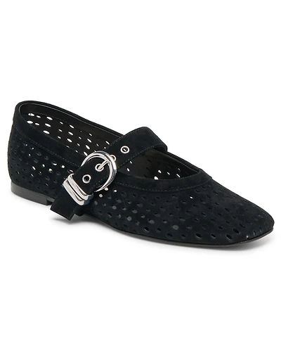 Dolce Vita Women's Mikel Perforated Buckle Mary Jane Flats