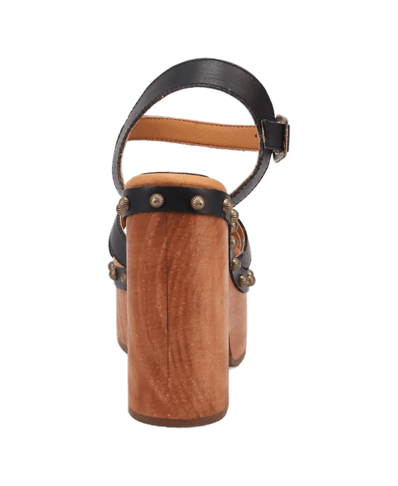 Dingo Women's Lotus Wooden Sandal