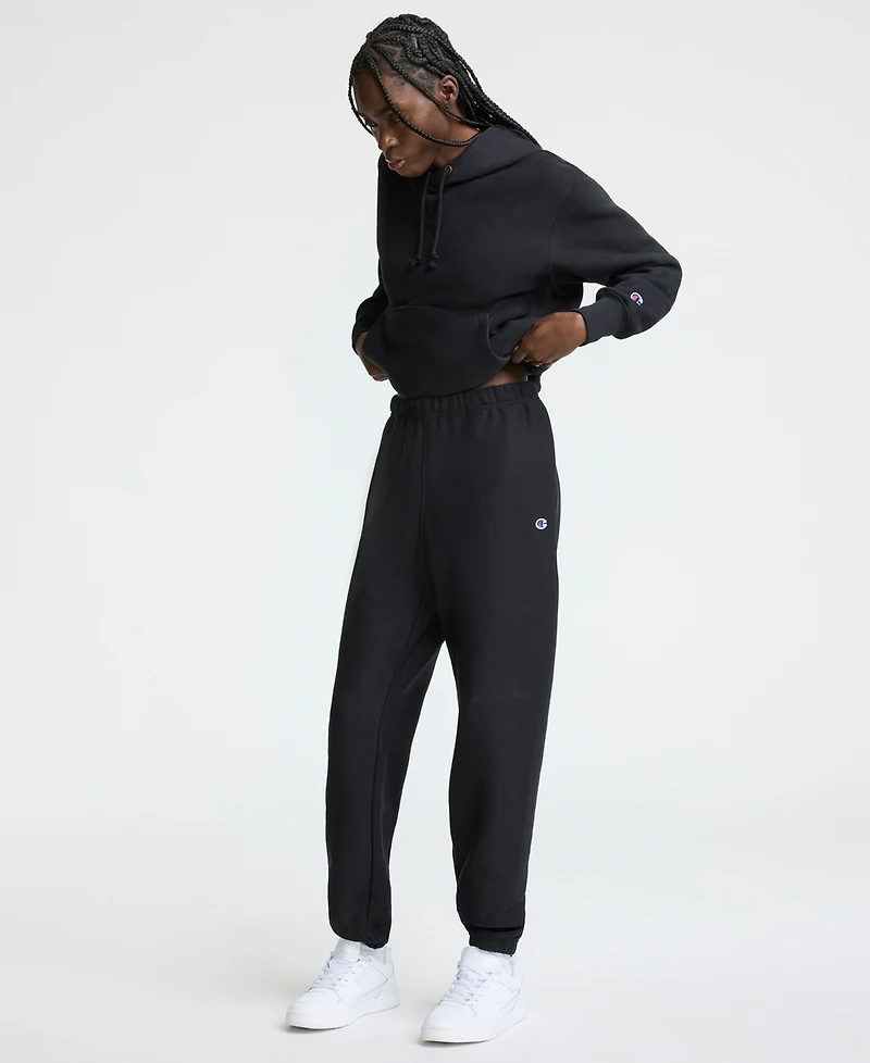 Champion Women's Essentials Reverse Weave Cinched Bottom Sweatpants