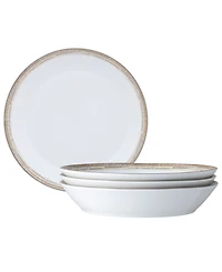 Noritake Raylan Coupe Dinner Bowls, Set of 4, Service For 4