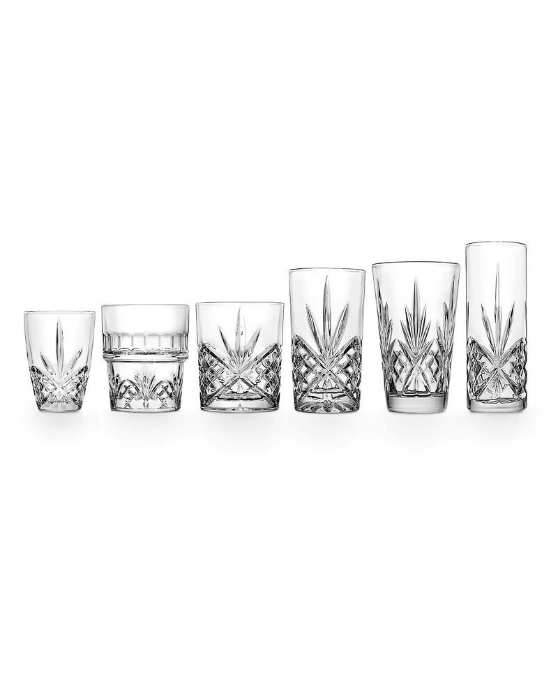 Godinger Dublin Crystal All Purpose Glasses, Set of 8