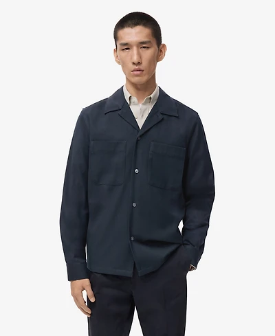 Mango Men's Regular-Fit Pocket Overshirt