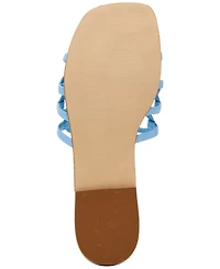 Steve Madden Women's Lotus Slide Square-Toe Flat Sandals