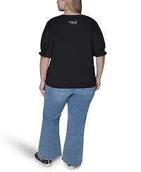 Karl Lagerfeld Paris Plus Crewneck Top