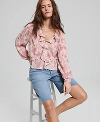 And Now This Women's Ruffled Peplum Top, Macy's Exclusive