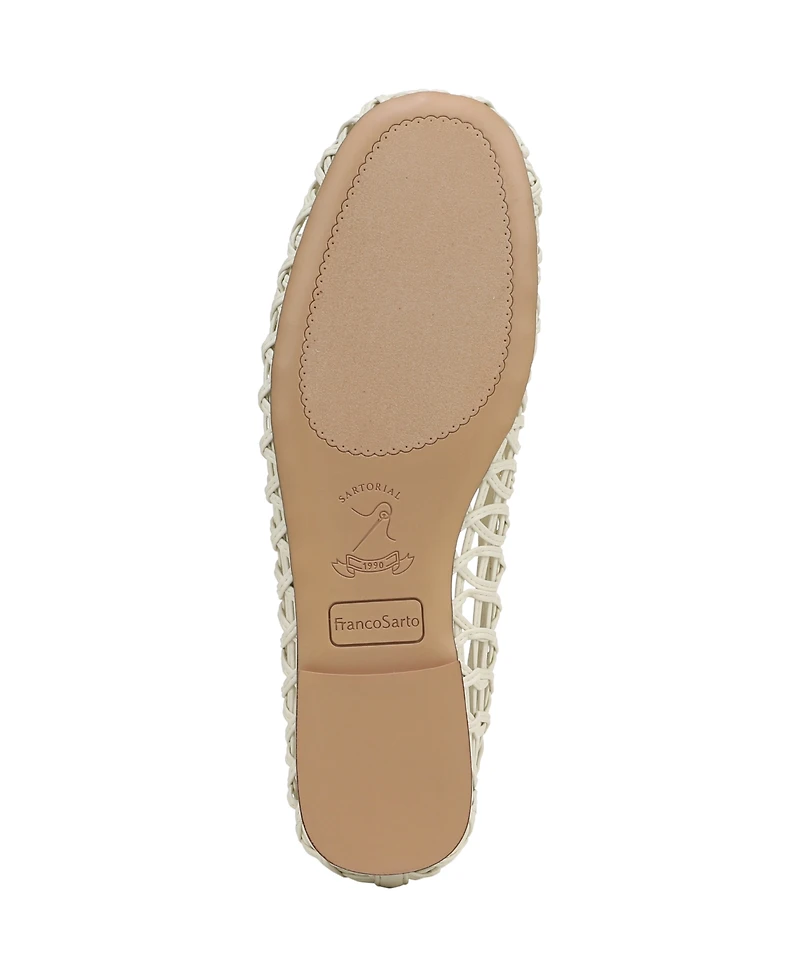 Franco Sarto Women's Amalia Round Toe Ballerina Flats