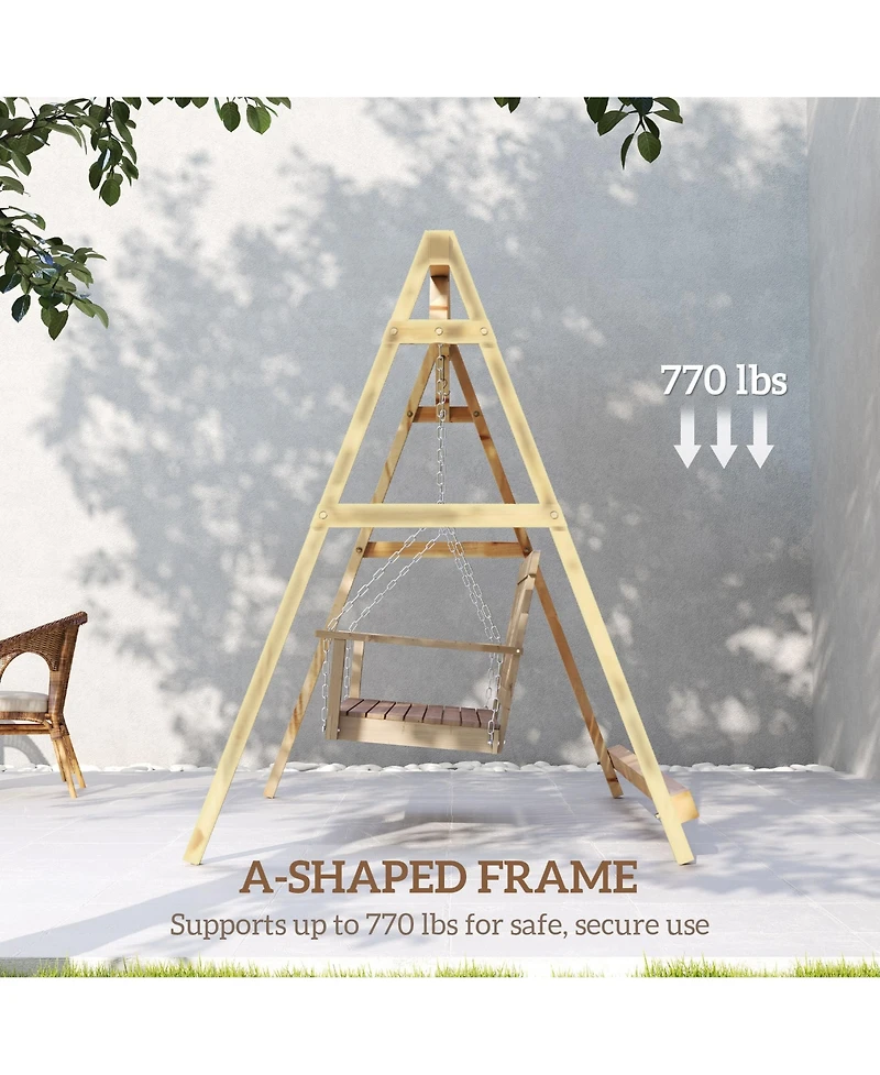 Outsunny 770lbs Swing Chair Sd Only with Reinforced Bars