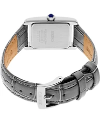 Seiko Women's Essentials Quartz Leather Strap Watch, 22.2mm