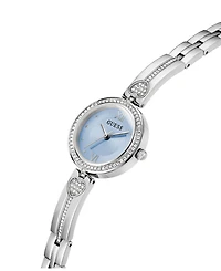 Guess Women's Silver-Tone Analog Watch, 27mm