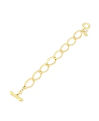 Robert Lee Morris Soho Gold Link Toggle Bracelet