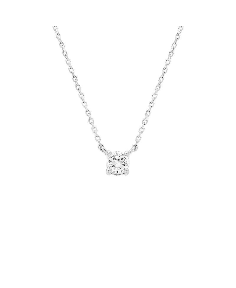 Sterling Silver Karina Crystal Pendant Necklace