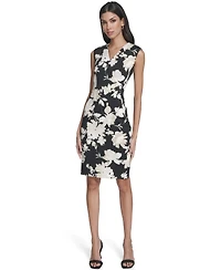Calvin Klein Women's Printed Sleeveless Dress