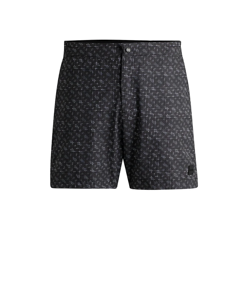 Boss by Hugo Men's Quick-Dry Monogram Swim Shorts
