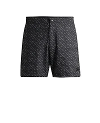 Boss by Hugo Men's Quick-Dry Monogram Swim Shorts
