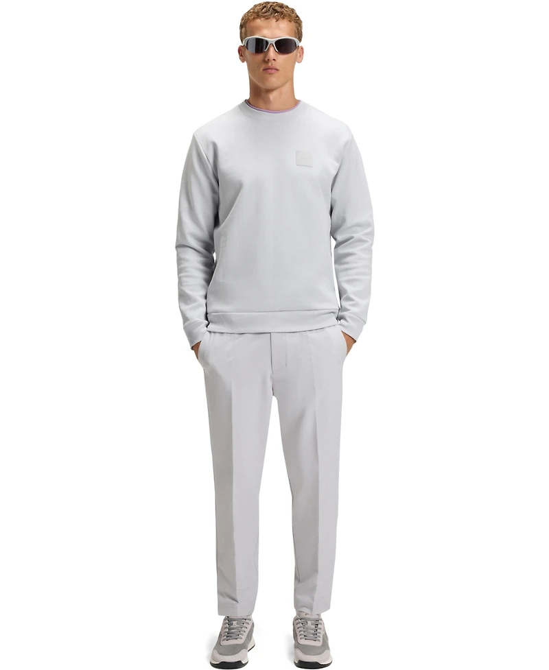 Boss by Hugo Men's Drop Needle Stitching Regular-Fit Sweatshirt