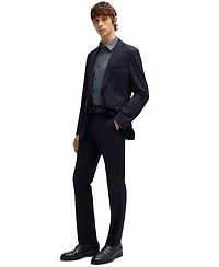 Boss by Hugo Men's Printed Slim-Fit Performance-Stretch Shirt