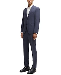Boss by Hugo Men's Micro-Patterned Performance-Stretch Slim-Fit Suit