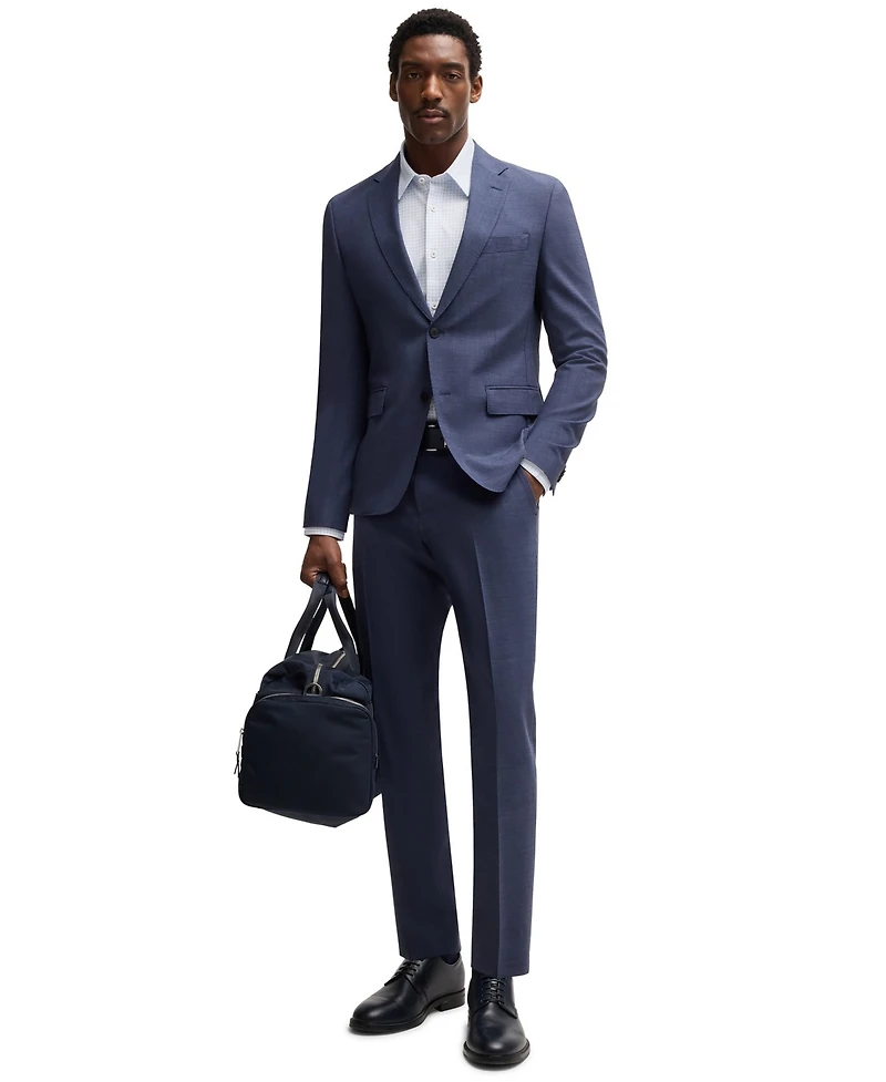 Boss by Hugo Men's Printed Cotton Blend Slim-Fit Dress Shirt