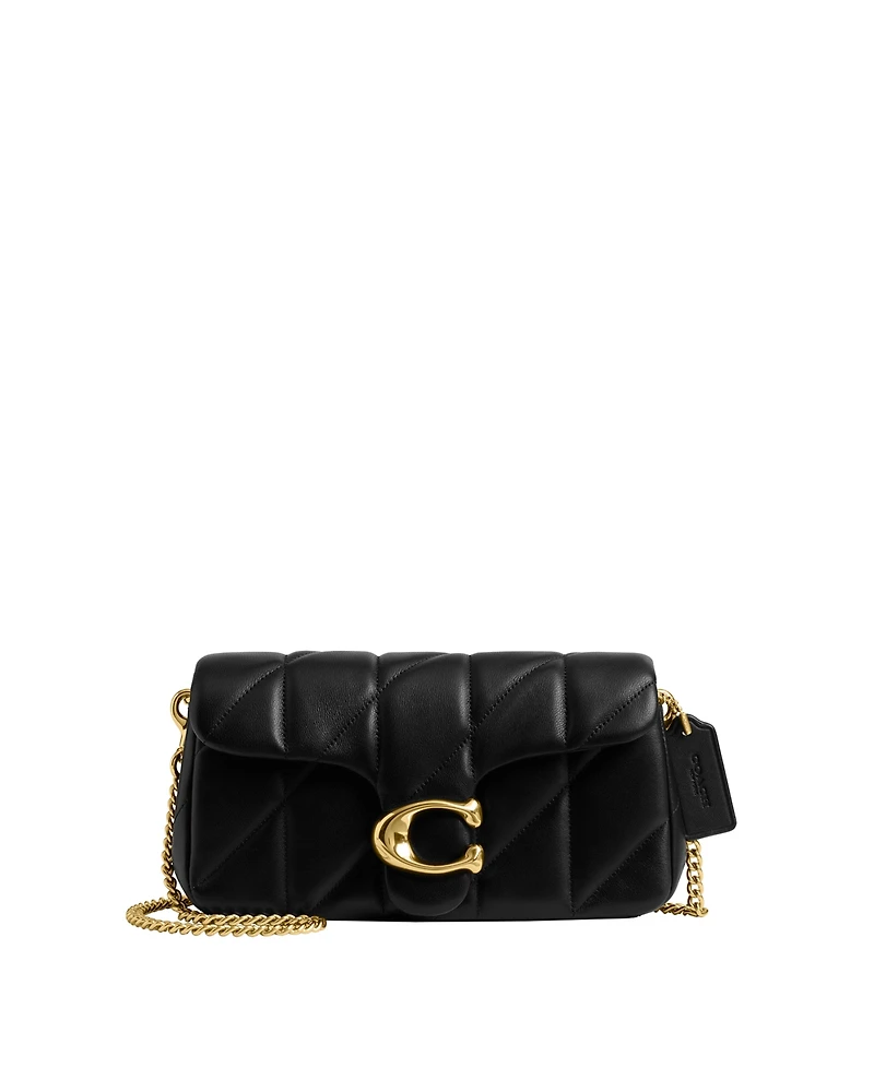 Coach Quilted Mini Tabby Chain Crossbody Bag