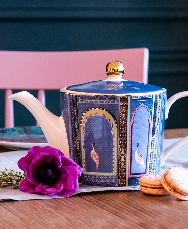 Portmeirion Sara Miller India Lattice Windows Teapot