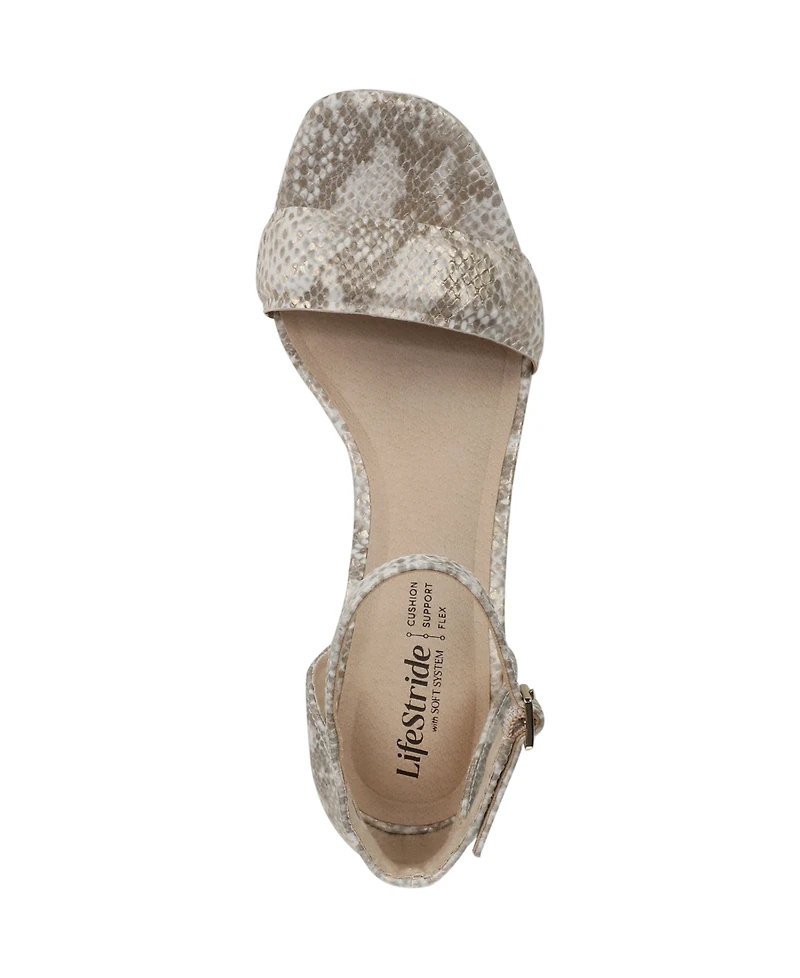 LifeStride Women's Ashland Strappy Dress Sandals